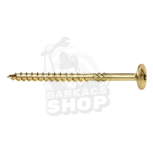 Faszerkezet építő csavar, laposfejű, sárgahorganyzott ø 10x240