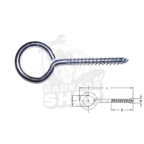 Szemescsavar ø 5.0x 70/38