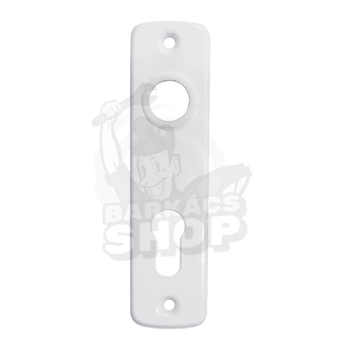 Cilinderes ajtócím (Fehér, 55 mm)