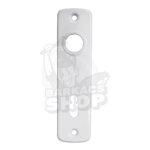Kulcslyukas ajtócím (Fehér, 55 mm)