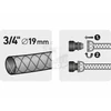 Kép 2/2 - Gyorscsatlakozó, 3/4“, STOPPOS, SÁRGARÉZ