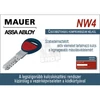 Kép 3/6 - 31x31 Mauer NW4 vészfunkciós csúcskategóriás zárbetét