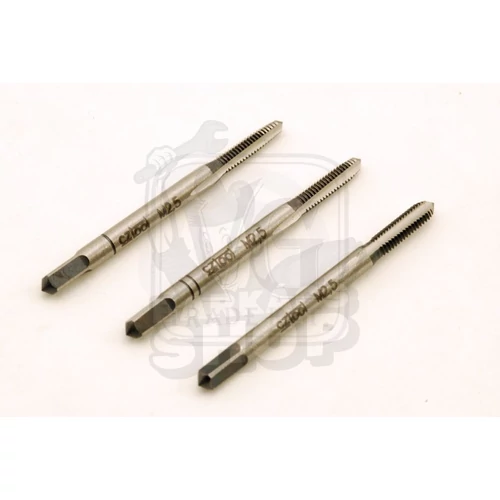 CZ Tools® kézi menetfúró, 3 részes  M2.5*0.45