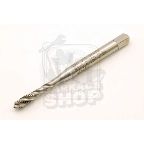 CZ Tools® HSS-Co kobaltos hengerelt gépi menetfúró, csavart hornyú  M5.0*0.8