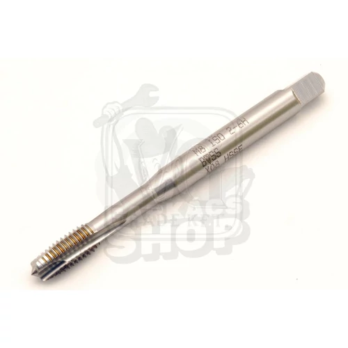 CZ Tools® HSS-Co kobaltos hengerelt gépi menetfúró, egyenes hornyú  M8.0*1.25