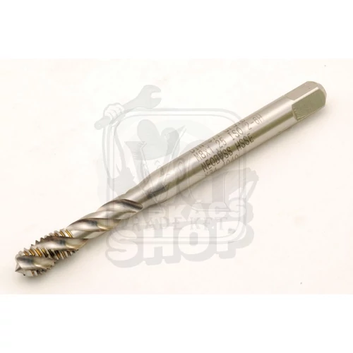 CZ Tools® HSS-Co kobaltos hengerelt gépi menetfúró, csavart hornyú  M8.0*1.25