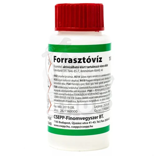 Forrasztóvíz 100ml