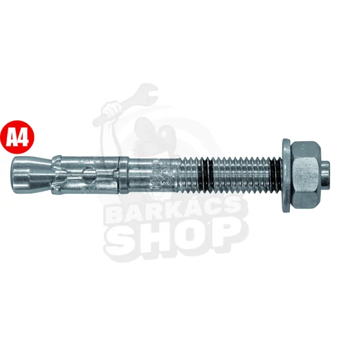 R-XPT-A4 Rozsdamentes alapcsavar M8x75/10