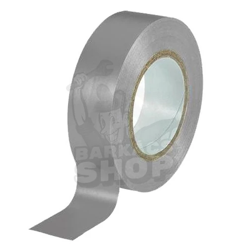 PVC szigetelő szalag 19mm x 20m szürke