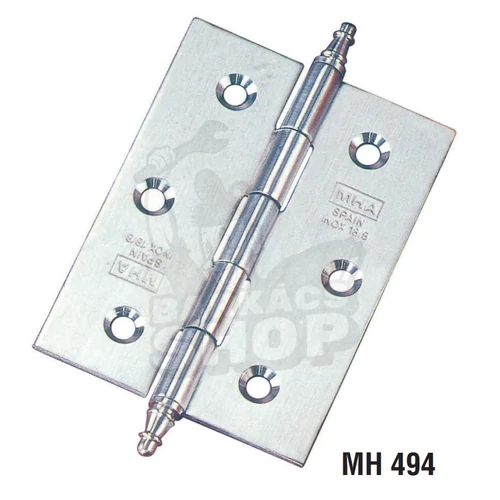MH 494 Rozsdamentes zsanér, díszes 60x40x1,5 mm