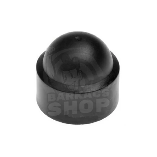 Csavartakaró kupak fekete  M6 (laptáv: 10mm)